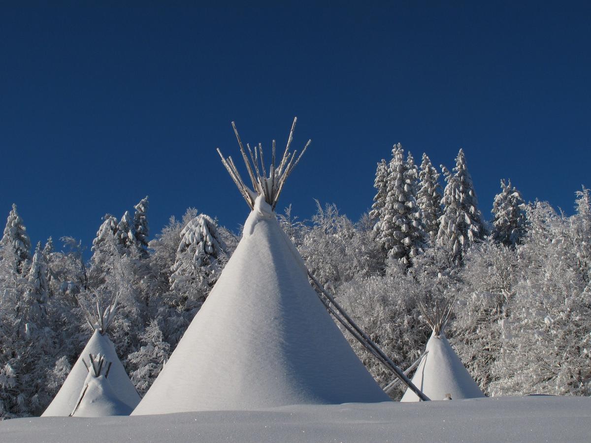 Village Tipi La Féclaz Eksteriør bilde