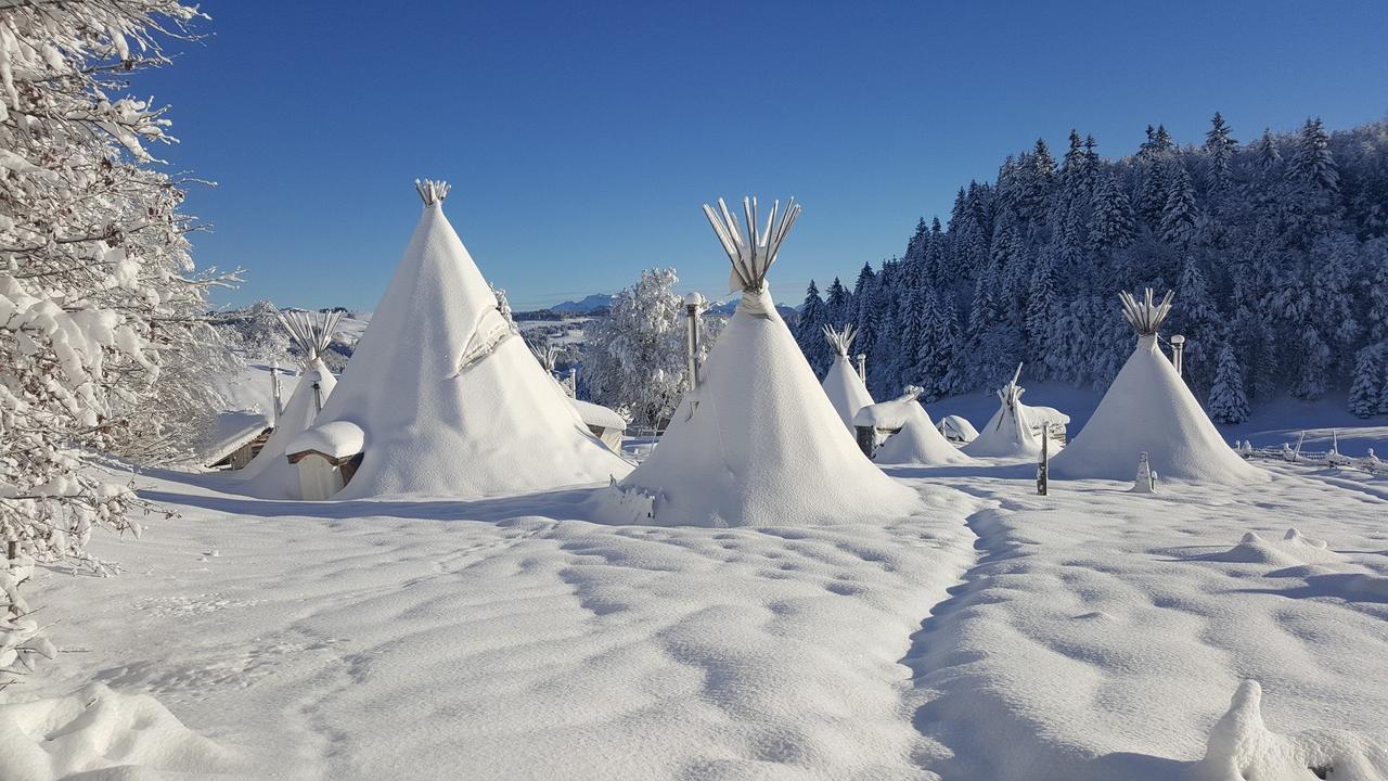 Village Tipi La Féclaz Eksteriør bilde