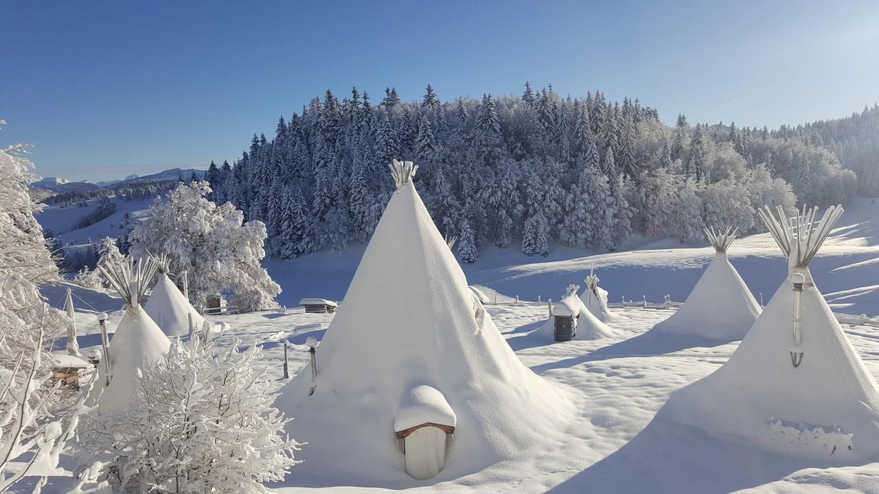 Village Tipi La Féclaz Eksteriør bilde