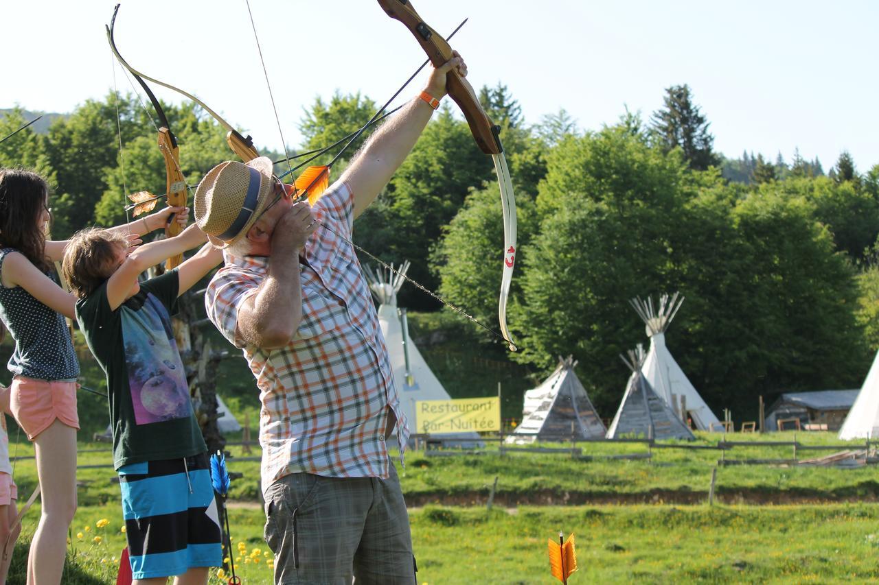Village Tipi La Féclaz Eksteriør bilde