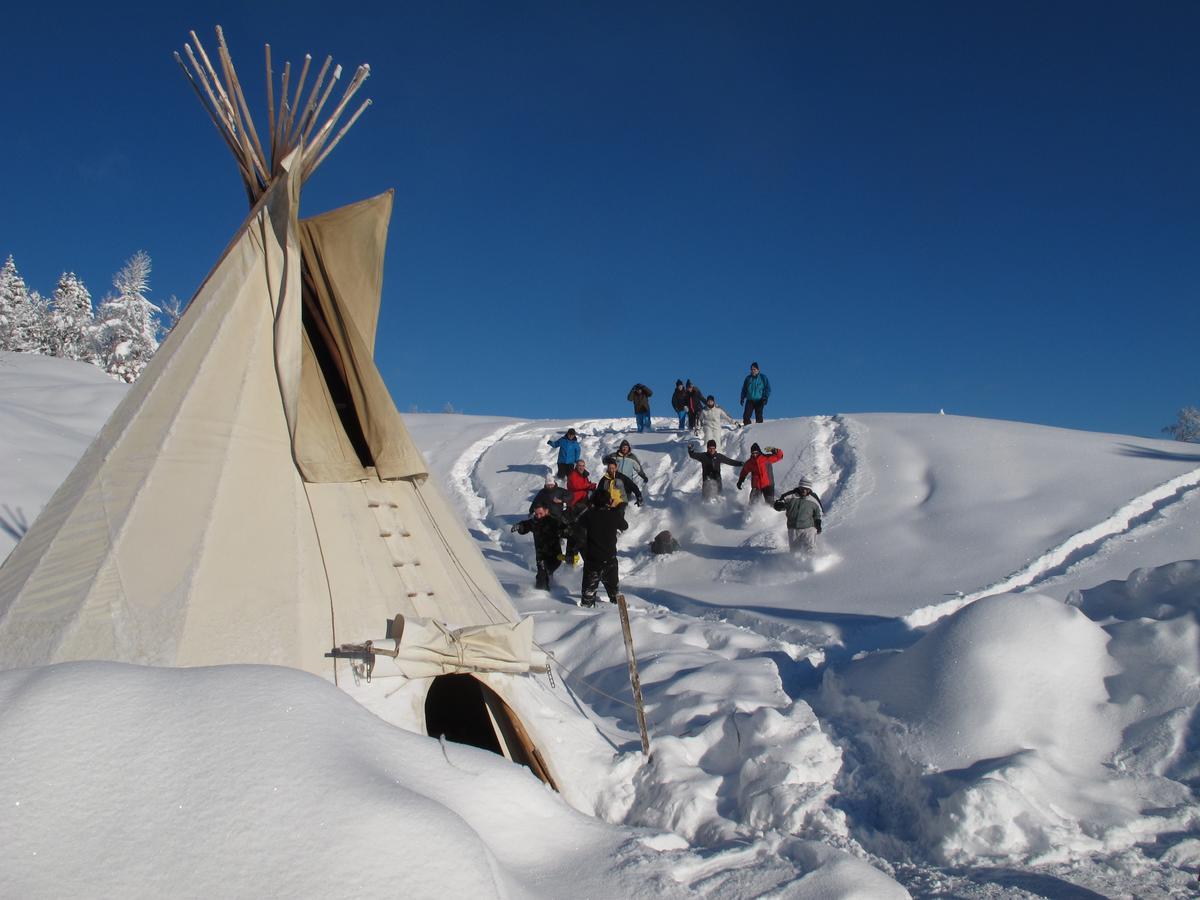 Village Tipi La Féclaz Eksteriør bilde