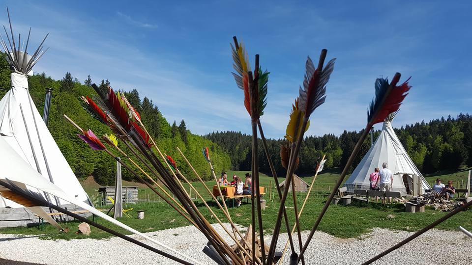 Village Tipi La Féclaz Eksteriør bilde